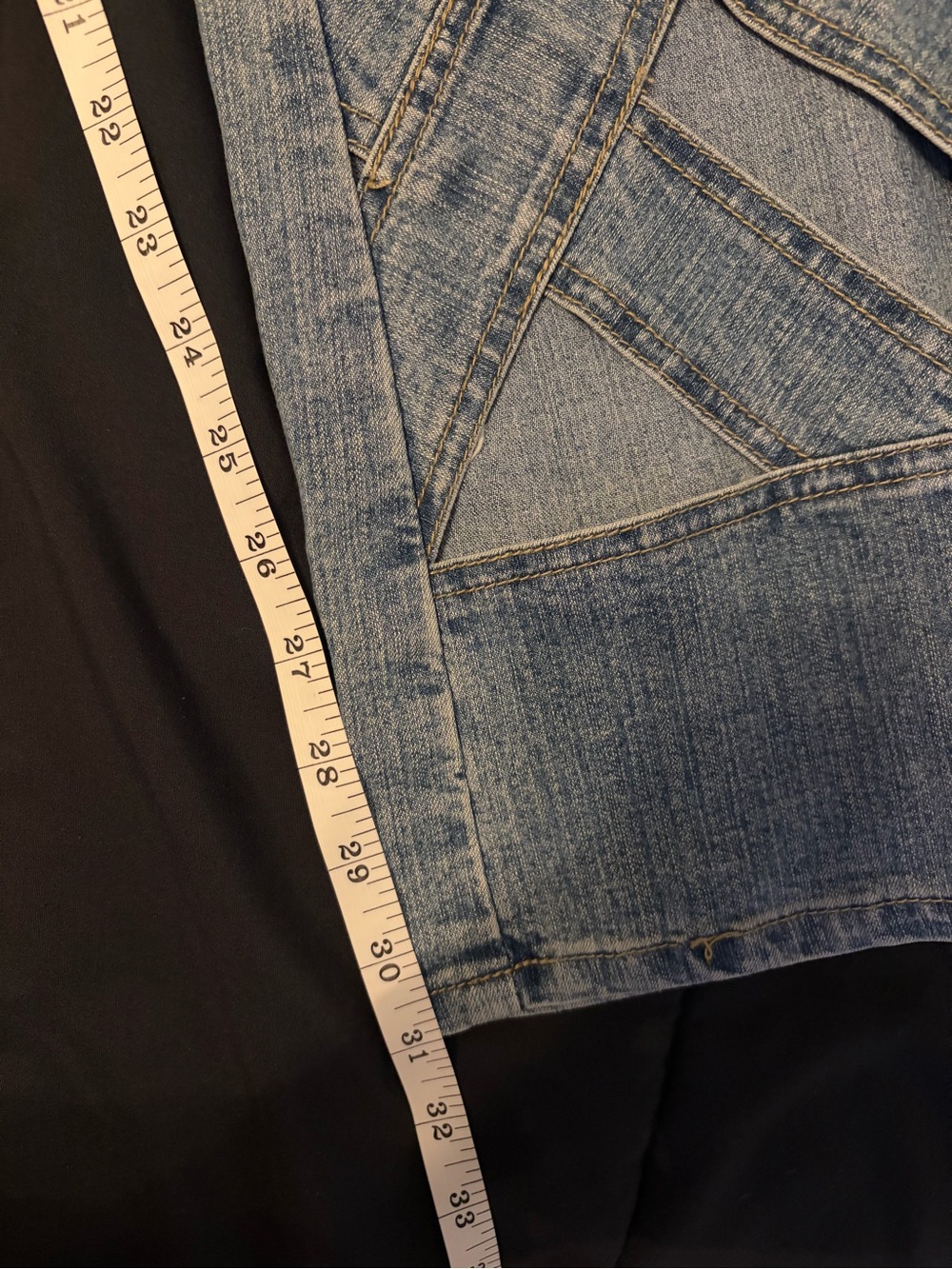 Lemore denim jeans with cut out strappy design - Picture 5 of 8